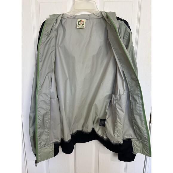 Volcom Green Windbreaker Size Large Raincoat Outdoors Gorpcore Skater Retro - Picture 4 of 9